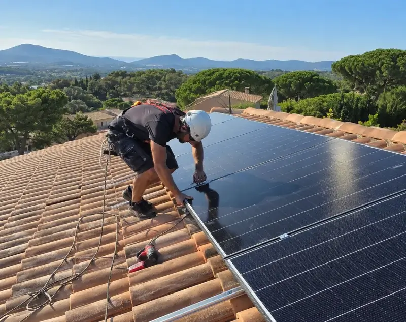 Installateur panneaux solaires Décines-Charpieu — pose photovoltaïque sur toiture