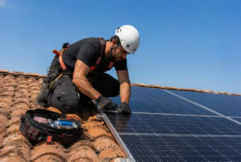 Maintenance et monitoring de panneaux solaires à Décines-Charpieu