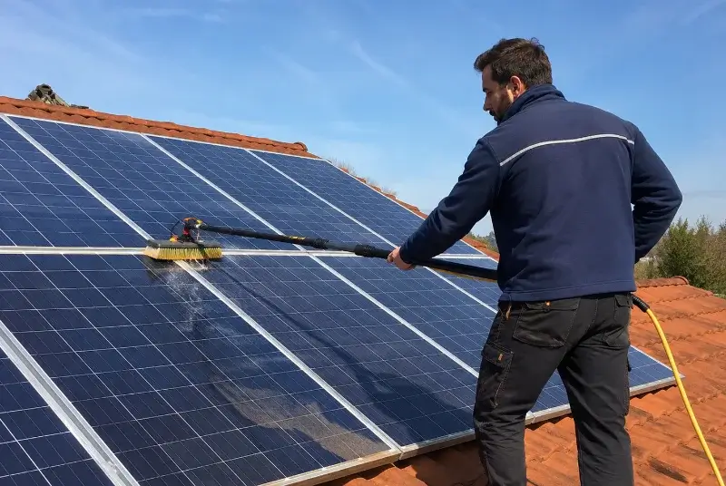 Nettoyage et entretien de panneaux solaires à Décines-Charpieu